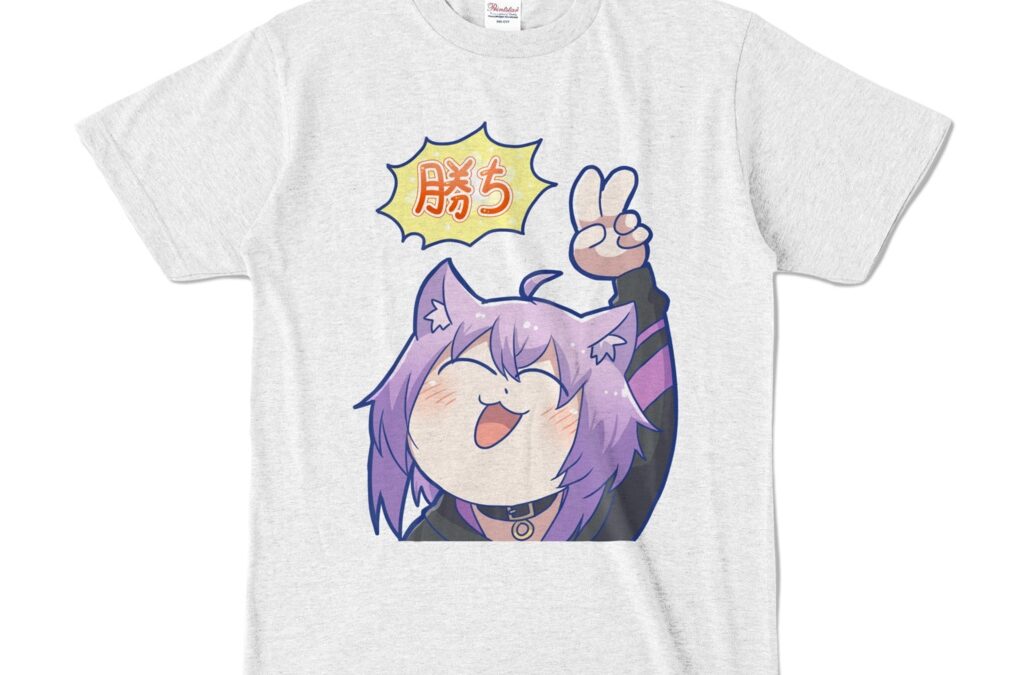 Nekomata Okayu “Win” T-Shirt