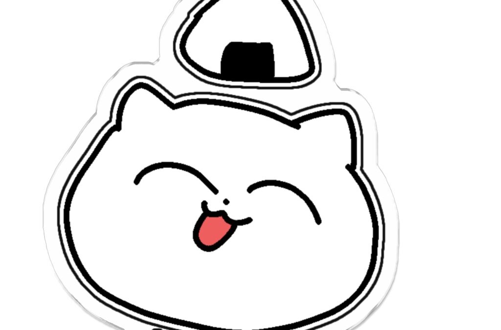 Nekomata Okayu Uma Uma Acrylic Keychain